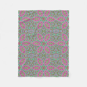 Het abstracte moderne patroon van de mozaïek fleece deken