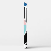 Het abstracte ontwerp van het poster van Memphis. Case-Mate iPhone Case (Achterkant / Links)