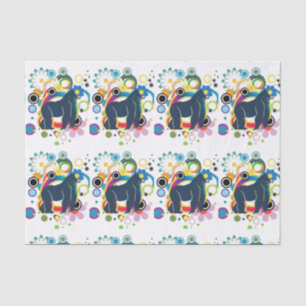 Het abstracte Papieren zakdoekje van de Gorilla Tissuepapier