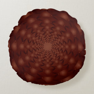 Het abstracte patroon van Bourgogne. Traditionele Rond Kussen