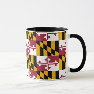 Het Abstracte Patroon van Maryland Mok