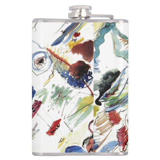 Het Abstracte schilderwerk van Kandinsky Heupfles (Achterkant)