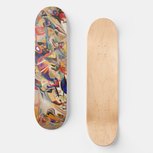 Het Abstracte schilderwerk van Kandinsky Skateboard (Voorkant)