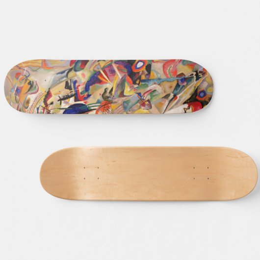 Het Abstracte schilderwerk van Kandinsky Skateboard (Horizontaal)