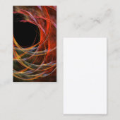 Het Abstracte Visitekaartje van de Kunst van de Ci (Voorkant / Achterkant)