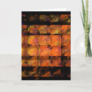 Het Abstracte Wenskaart van de Muur Kaart