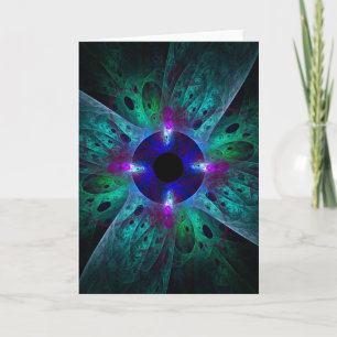 Het Abstracte Wenskaart van de Oogkunst Kaart