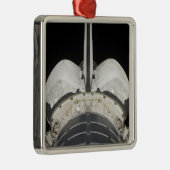 Het achterste gedeelte van de Space Shuttle Endeav Metalen Ornament (Rechts)