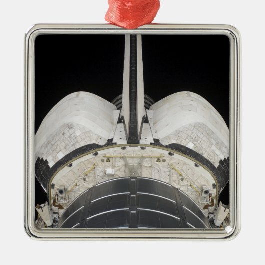 Het achterste gedeelte van de Space Shuttle Endeav Metalen Ornament (Voorkant)