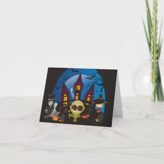 Het achtervolgen van de Nachten van Halloween Kaart