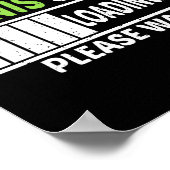 Het activeren van Tennis Skills Loading Please Wai Poster (Hoek)