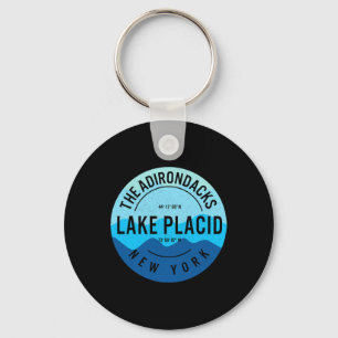 Het Adirondacks Lake Placid New York skiën Snowbo Sleutelhanger