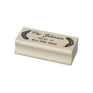 Het Adres van de terugkeer Rubber Stempel, het Adr Rubberstempel
