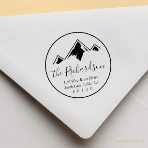 Het Adres van de Terugkeer van de Schets van de be Rubberstempel