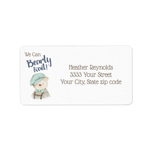 Het  Adres van de Terugkeer van het Baby shower va Etiket