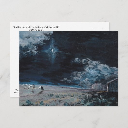 Het Advent Briefkaart (Voorkant / Achterkant)