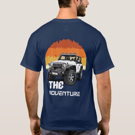 Het ADVENTURE T-shirt Design (Achterkant)