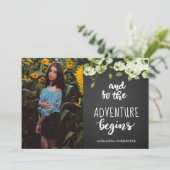 Het Adventure van de Rozen van het Chalkboard begi Kaart (Staand voorkant)