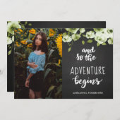 Het Adventure van de Rozen van het Chalkboard begi Kaart (Voorkant / Achterkant)