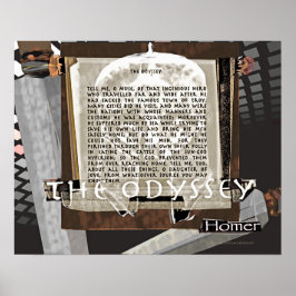 Het afbeelding Odyssey/de tekst Poster