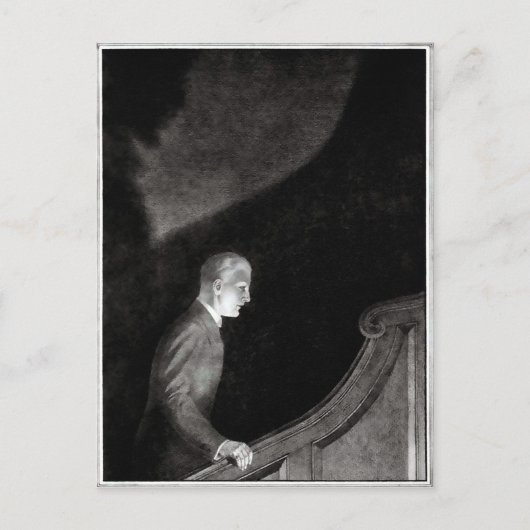 Het Afbeelding van de illustratie van Dorian Gray Briefkaart (Voorkant)