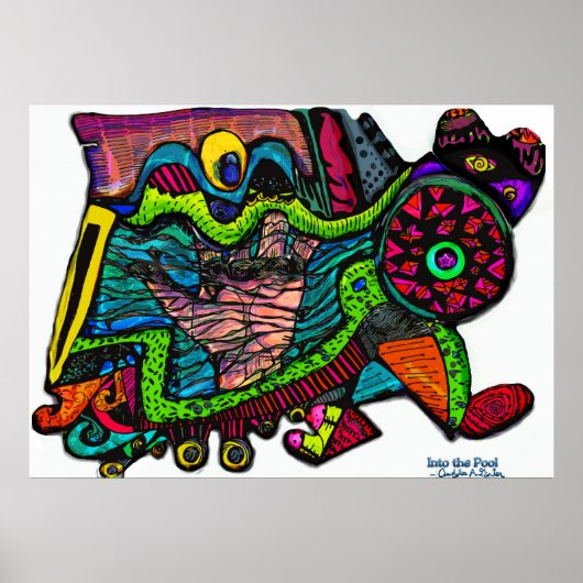 Het afbeelding van de Pool of Creation stephen kon Poster (Voorkant)