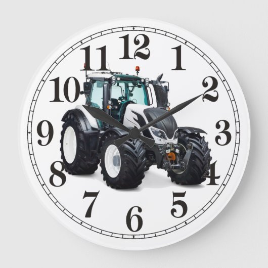 Het afbeelding van de tractor voor de Ronde Klok (Voorkant)