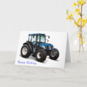 Het afbeelding van de tractor voor kaart (Gele Bloem)