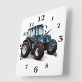 Het afbeelding van de tractor voor vierkante klok (Hoek)