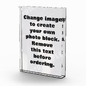 Het afbeelding van de verandering en maak uw eigen fotoblokken (Rechts)