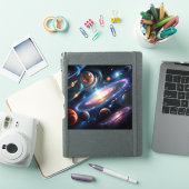 Het afbeelding van planeten sticker (iPad Cover)
