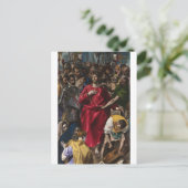 Het afdanken van Christus door het Briefkaart van (Staand voorkant)
