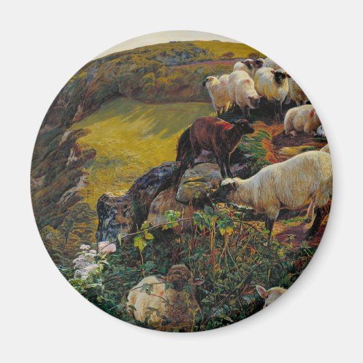 Het afgedwaalde schaap magneet (Voorkant)