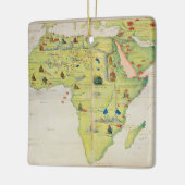 Het Afrikaanse continent Keramisch Ornament (Links)