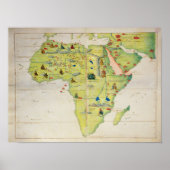 Het Afrikaanse continent Poster (Voorkant)