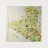 Het Afrikaanse continent Wandkleed (Voorkant (horizontaal))