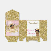 Het Afrikaanse Koninklijke Goud van de Prinses Bedankdoosjes (Uitgevouwen)