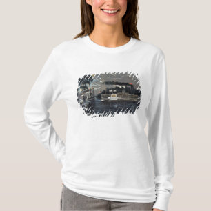 Het afronden van een bocht op de Mississippi-boot T-shirt