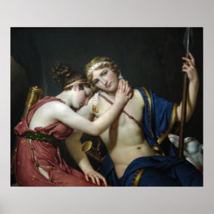 Het afscheid van telemachus en eucharis poster