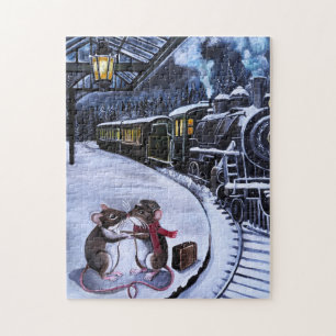 Het Afscheidskus Schilderij van Alfred Fox Legpuzzel