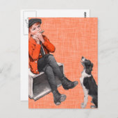 Het afspelen van Harmonica Briefkaart (Voorkant / Achterkant)