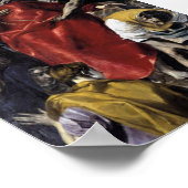 Het afstoten van Christus Kunstdrukken Poster (Hoek)