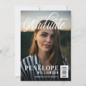 Het Afstuderen Afstuderen van het Tijdschrift van  Kaart (Voorkant)