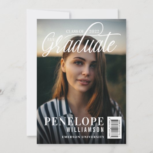 Het Afstuderen Afstuderen van het Tijdschrift van  Kaart (Voorkant)