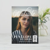 Het Afstuderen Afstuderen van het Tijdschrift van  Kaart (Staand voorkant)