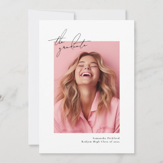 Het Afstuderen Custom Multi Photo College 2025 Aankondiging (Voorkant)