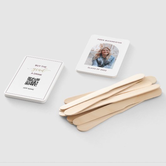 Het Afstuderen van de foto koopt het Afstudeerder  Handwaaier (Niet-gemonteerd)