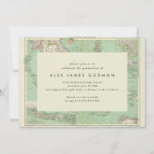 Het afstuderen van de  kaart van de reis van het a (Achterkant)