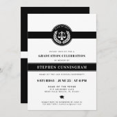 Het Afstuderen van de moderne rechtsschool Kaart (Voorkant / Achterkant)