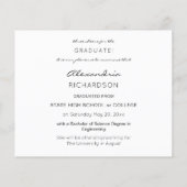 Het Afstuderen van de Naam van de Mode van het Man Flyer (Achterkant)